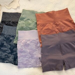 SHEIN athletic shorts (set of 6)
